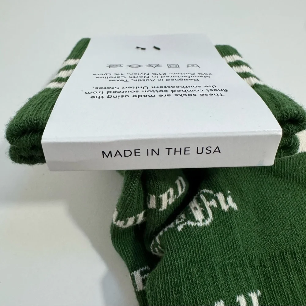 Revolve x FWRD Logo Stripe Cotton Blend Crew Socks